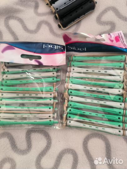 Коклюшки, лоток, бумага для хим завивки