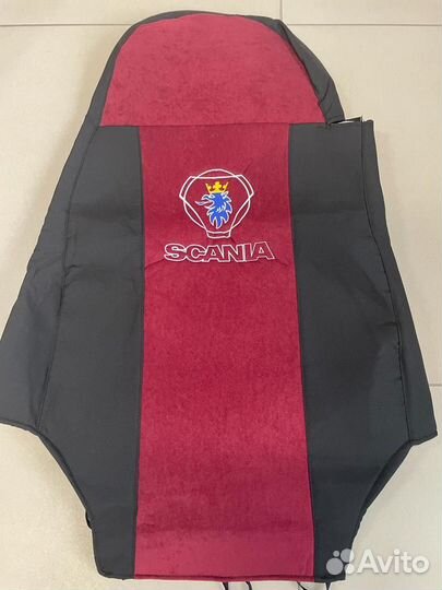 Чехлы scania 4 s20 aloba бордо (ткань)