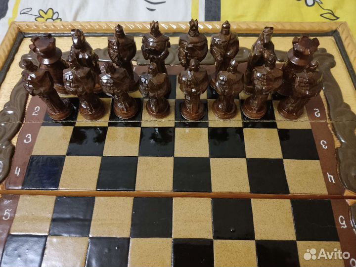 Шахматы, нарды ручной работы