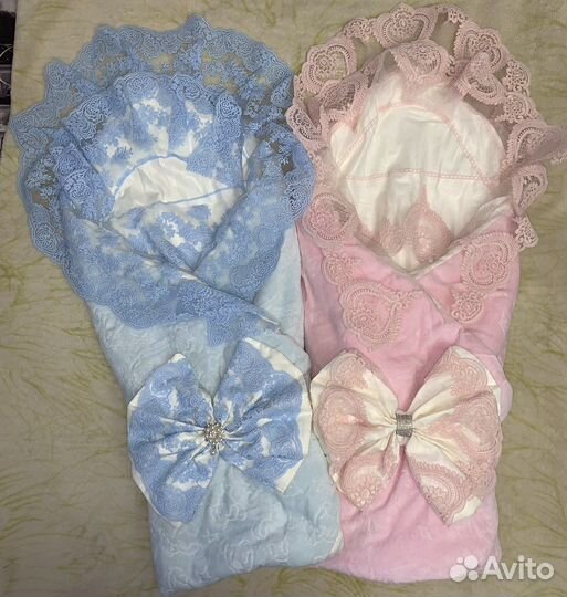 Конверт-одеяло на выписку осень-весна