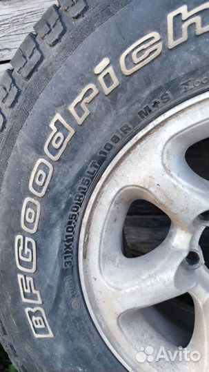 Колёса с дисками BFgoodrich 6х139.7 R15