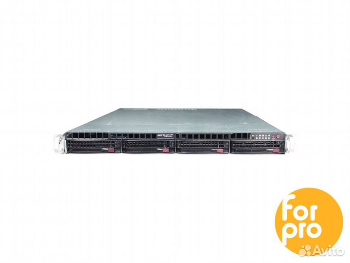 Сервер Supermicro 6018U 4LFF 2xE5-2667v3 160GB