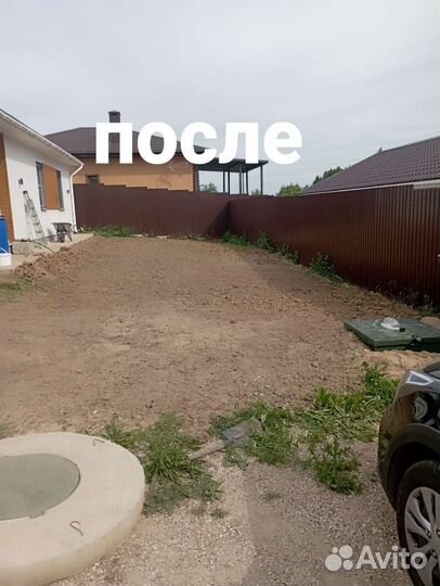 Вспашка земли мотоблоком, уборка участков