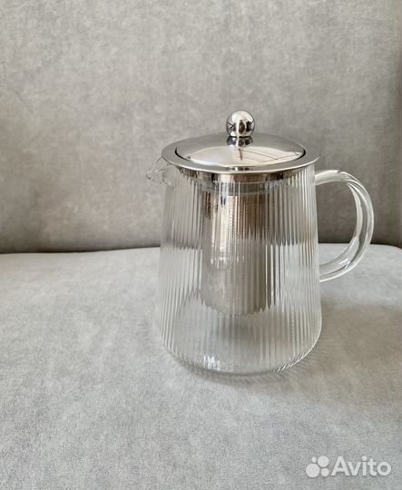 Заварочный чайник стеклянный с ситом Zara H&M