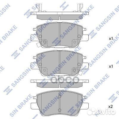 Колодки тормозные chevrolet cruze 16- перед
