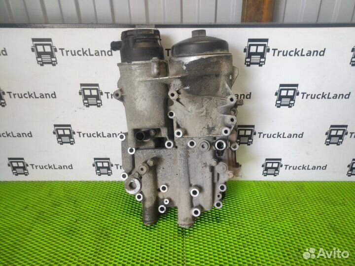 Корпус масляного фильтра в сборе с теплообменником