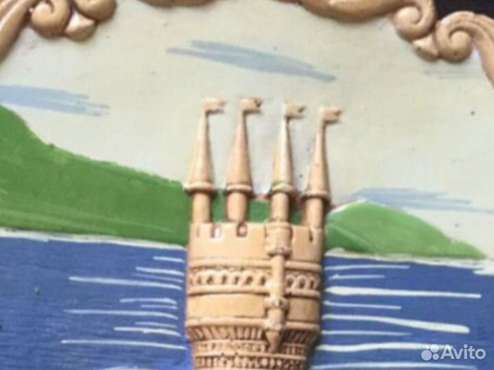 Картина из керамики «ласточкино гнездо» новая