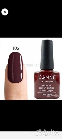 Гель лаки Canni