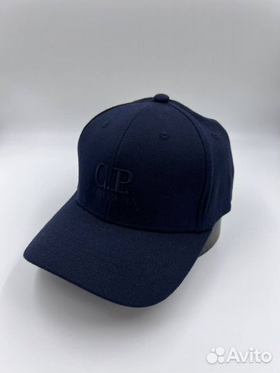 Кепка бейсболка C.P. Company люкс синяя стрейч