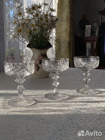 Креманки хрустальные СССР винтаж