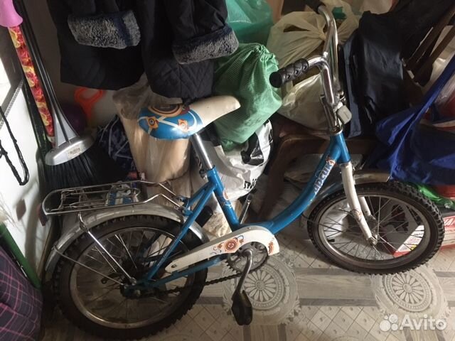 Детский велосипед Барсик, колеса 16