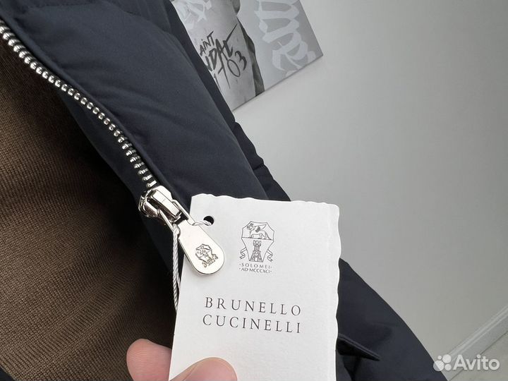 Мужская зимняя куртка пуховик Brunello Шоу-рум