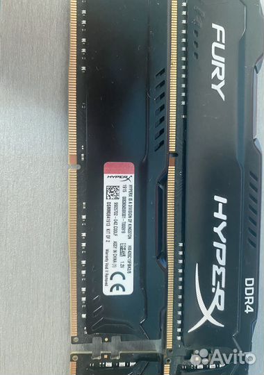 Kingston hyperx fury ddr4
