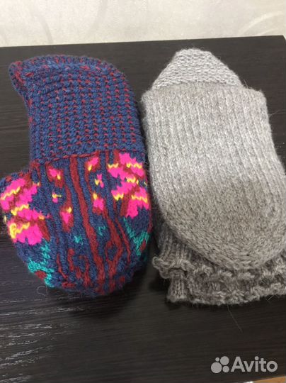 Носки мужские зимние и вязанные чупики