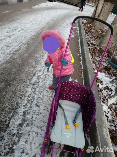 Саночки на колесиках