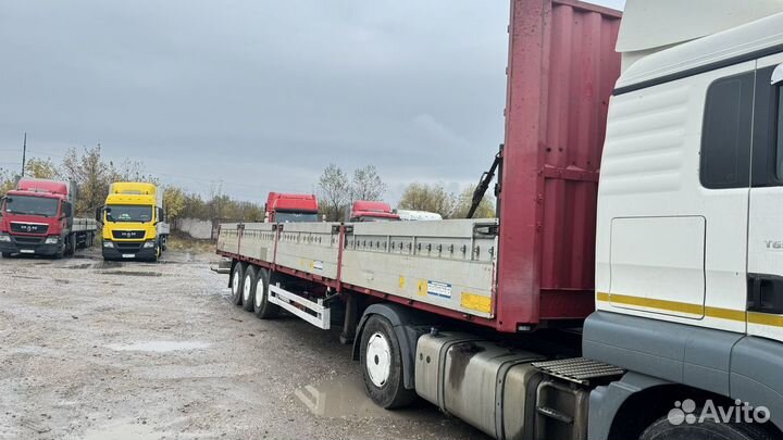 Полуприцеп бортовой Krone SDP27, 2002