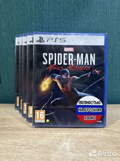 Игра PS 5 Spider Man Miles Morales. Диск новый