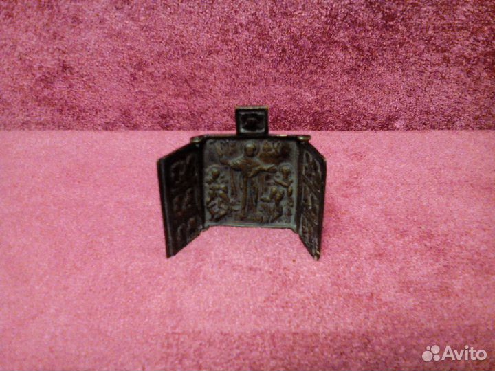 Икона, дорожн. складень Скорбящяя Богородица xixв