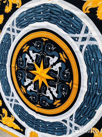 Шёлковый платок винтаж