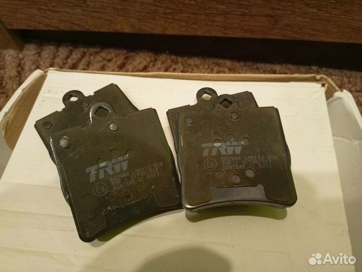 Тормозные колодки на mercedes