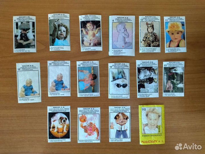 Вкладыши разные