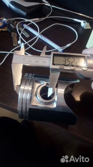 Поршень с кольцами, Honda CRM 250, STD 66.00