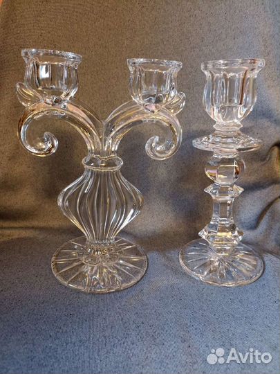 Подсвечник хрустальный СССР