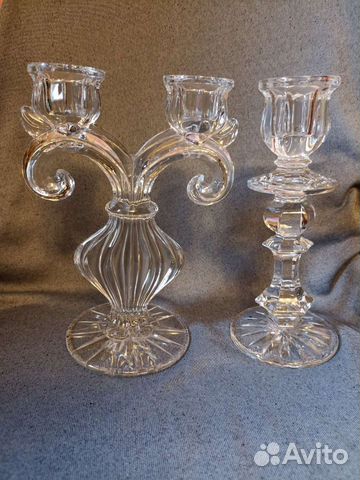 Подсвечник хрустальный СССР