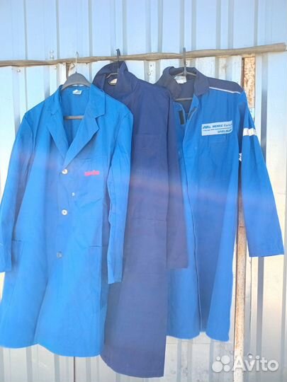 Халаты рабочие мужские и женские х/б,плотные