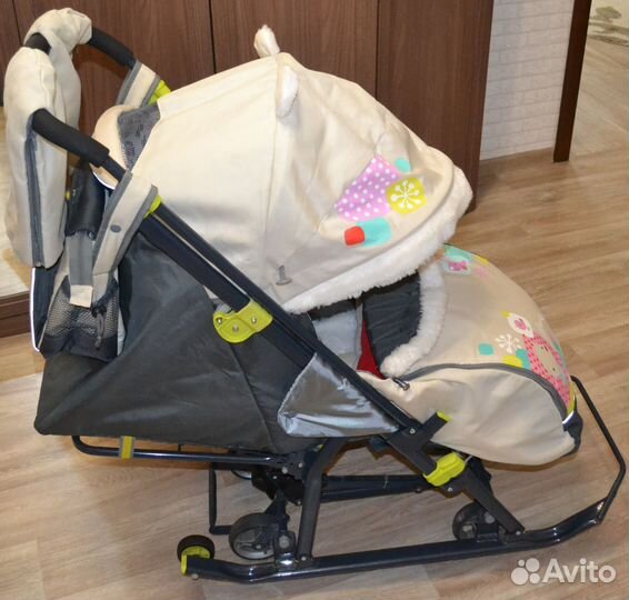 Детские санки-коляска Ника