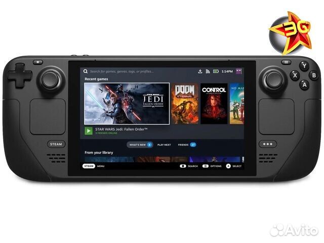 Игровая приставка Valve Steam Deck 512 гб SSD Blac