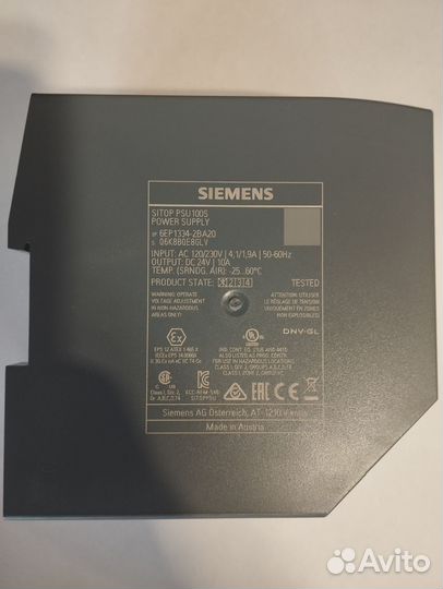 Блоки питания Siemens sitop