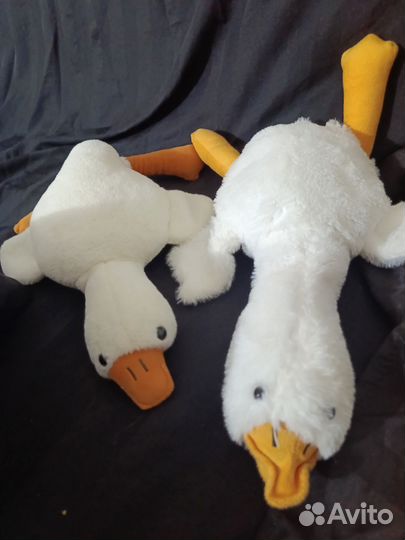 Мягкие игрушки гуси