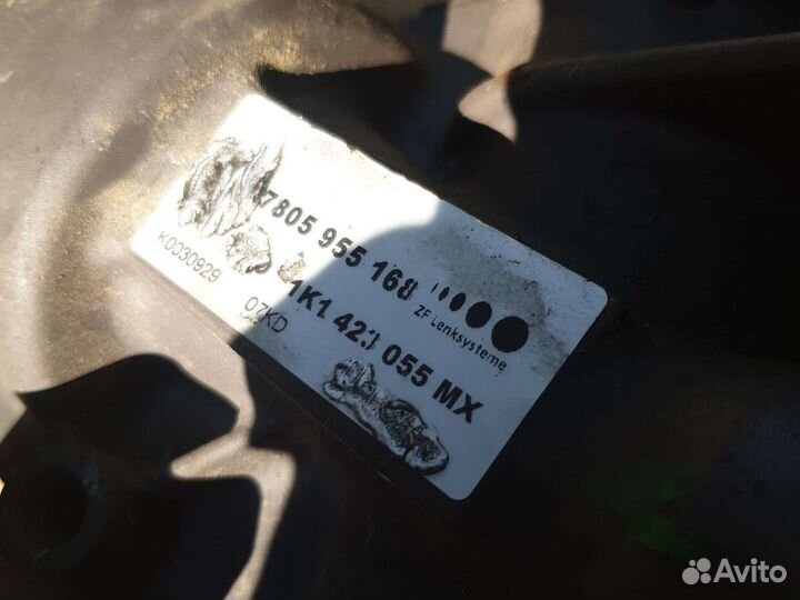 Рулевая рейка 1к1423055mx volkswagen golf plus