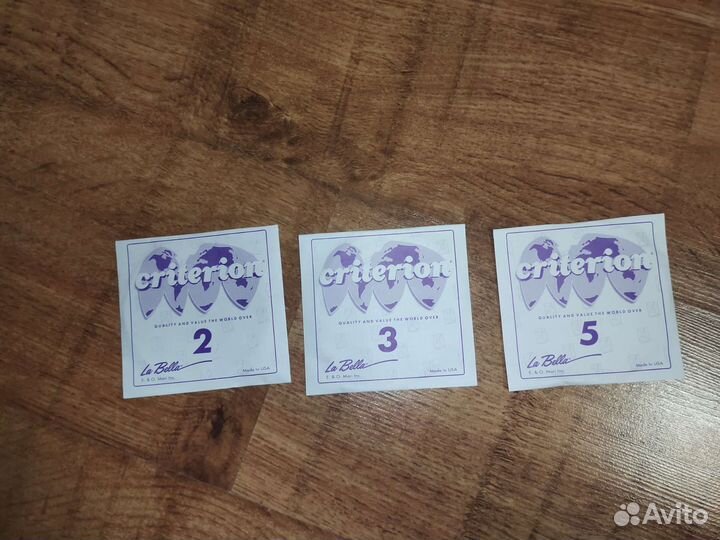 Струны для гитары Criterion la Bella