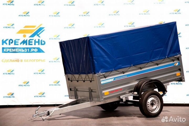 Прицеп 2,25х1,3х0,5 Кремень тент700