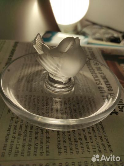 Подставка для колец хрусталь Lalique