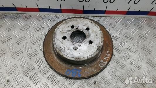 Диск тормозной задний toyota avensis T25 (LDN20LR0