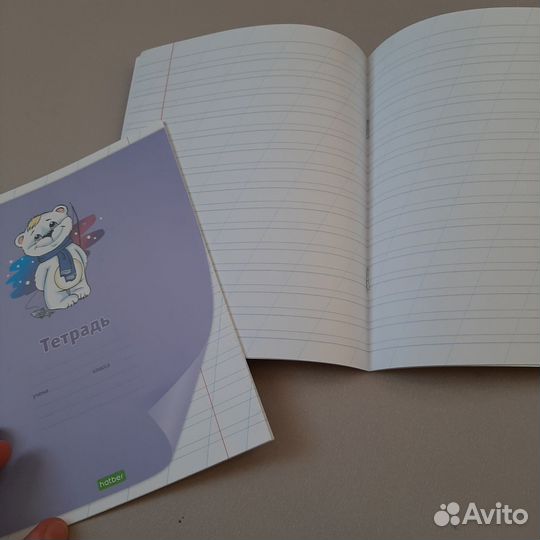 Тетради в косую линию 13 штук