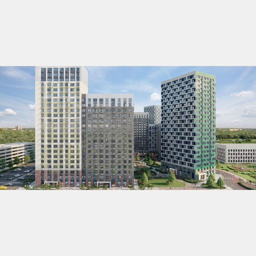 3-к. квартира, 94,2 м², 2/20 эт.