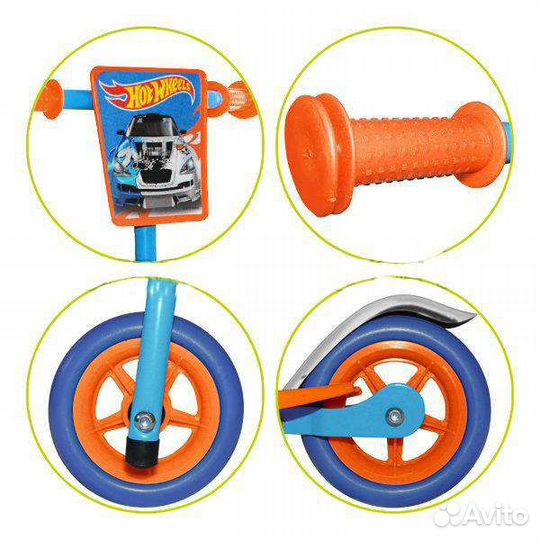 Двухколёсный самокат Hot Wheels