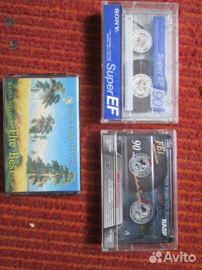 Аудиокассета sony и basf