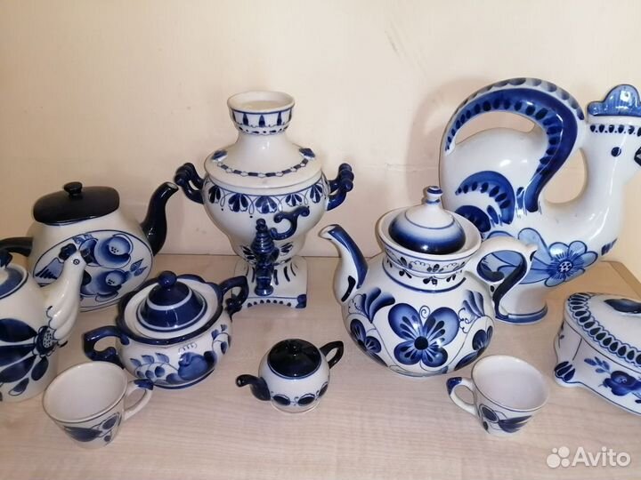 Чайный сервиз Гжель