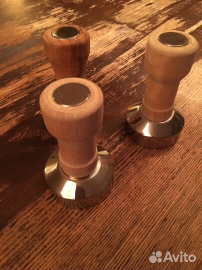 Tamper темпер ручной дерево сталь d58