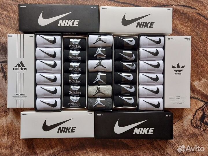 Носки Nike Adidas Lacoste Fila