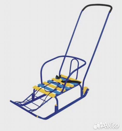 Детские санки на колесах