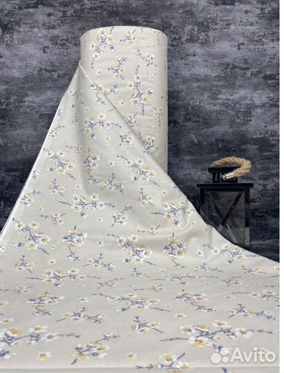 Ткань хлопок поплин сатин