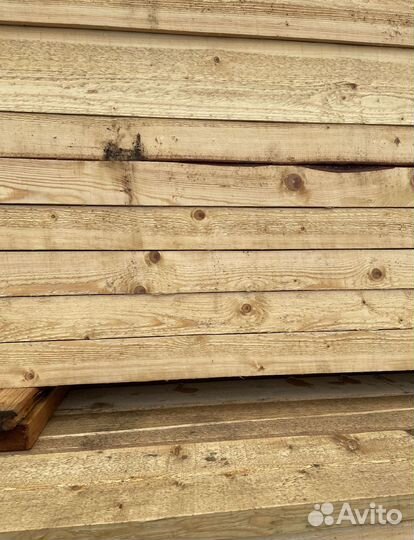 Доска обрезная сосна ель