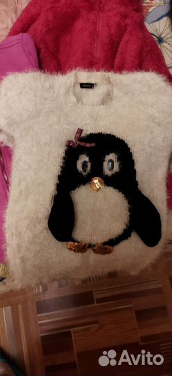 Вещи пакетом на девочку р 128-134 см