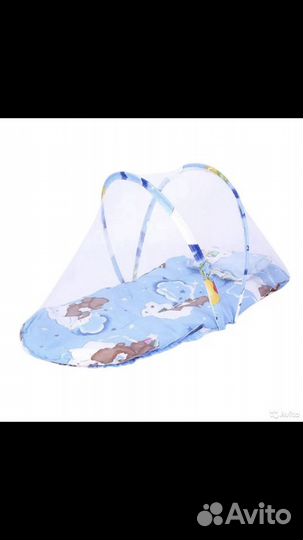 Мобильная кроватка/матрасик с маскитной сеткой